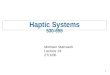 Haptic Systems 530-655