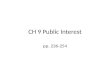 CH 9 Public Interest