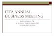 IFTA ANNUAL BUSINESS MEETING