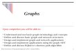 Upon completion you will be able to:  Understand and use basic graph terminology and concepts