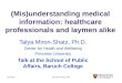 (Mis)understanding medical information: healthcare professionals and laymen alike