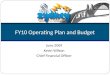 FY10 Operating Plan and Budget