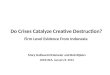 Do Crises Catalyze Creative Destruction? Firm Level Evidence From Indonesia
