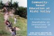 Community-based Education at  Rishi Valley