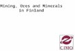 Mining, Ores and Minerals in Finland