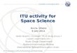 ITU activity for  Space Science
