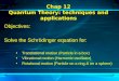 Chap 12 Quantum Theory: techniques and applications