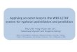 Applying an outer-loop to the WRF-LETKF system for typhoon assimilation and prediction