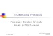 Multimedia Protocols