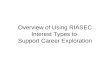 Overview of Using RIASEC Interest Types to  Support Career Exploration