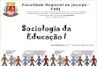 Sociologia da Educação I