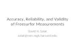 Accuracy, Reliability, and Validity of Freesurfer Measurements