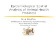 Epidemiological Spatial Analysis of Animal Health Problems
