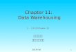 Chapter 11:  Data Warehousing