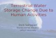 Terrestrial Water Storage Change Due to Human Activities