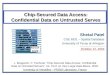 Chip-Secured Data Access: Confidential Data on Untrusted Serves
