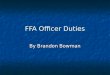 FFA Officer Duties