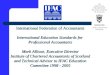 International Federation of Accountants International Education Standards for
