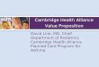 Cambridge Health Alliance Value Proposition