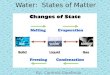 Water:  States of Matter