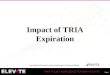 Impact of TRIA Expiration