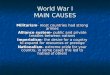 World War I MAIN CAUSES