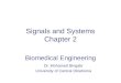 Signals and Systems Chapter  2