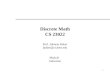 Discrete Math CS 23022
