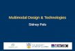 Multimodal Design & Technologies
