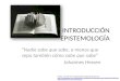 Introducción Epistemología