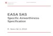 EASA SAS Specific Airworthiness Specification