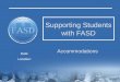 Supporting Students with FASD