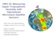 OBS 13: Measuring Upper Tropospheric Humidity with Operational Microwave Satellite Sensors