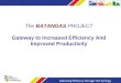 The  BATANGAS PROJECT Gateway to Increased Efficiency And Improved Productivity
