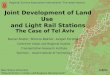 Joint Development of Land Use  and Light Rail Stations