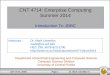 CNT 4714: Enterprise Computing Summer 2014 Introduction To JDBC