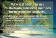 Why is it useful to use multivariate statistical methods for microfacies analysis?