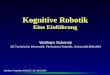 Kognitive Robotik Eine Einführung