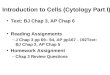 Introduction to Cells (Cytology Part I)