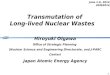 Transmutation of  Long-lived Nuclear Wastes