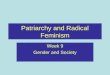 Patriarchy and Radical Feminism
