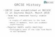 GRCSE History