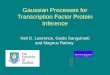 Gaussian Processes for Transcription Factor Protein Inference