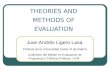 THEORIES AND METHODS OF EVALUATION