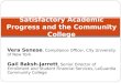 Satisfactory Academic Progress and the Community College