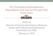 FY11 Professional Development Expenditures And Learner Pre-post Test Score Gains