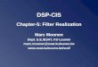 DSP-CIS Chapter-5: Filter Realization