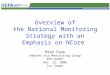 Overview of the National Monitoring Strategy with an Emphasis on NCore