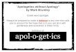 “ Apologetics without Apology” by Mark  Brumley