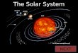 The Solar Syste m
